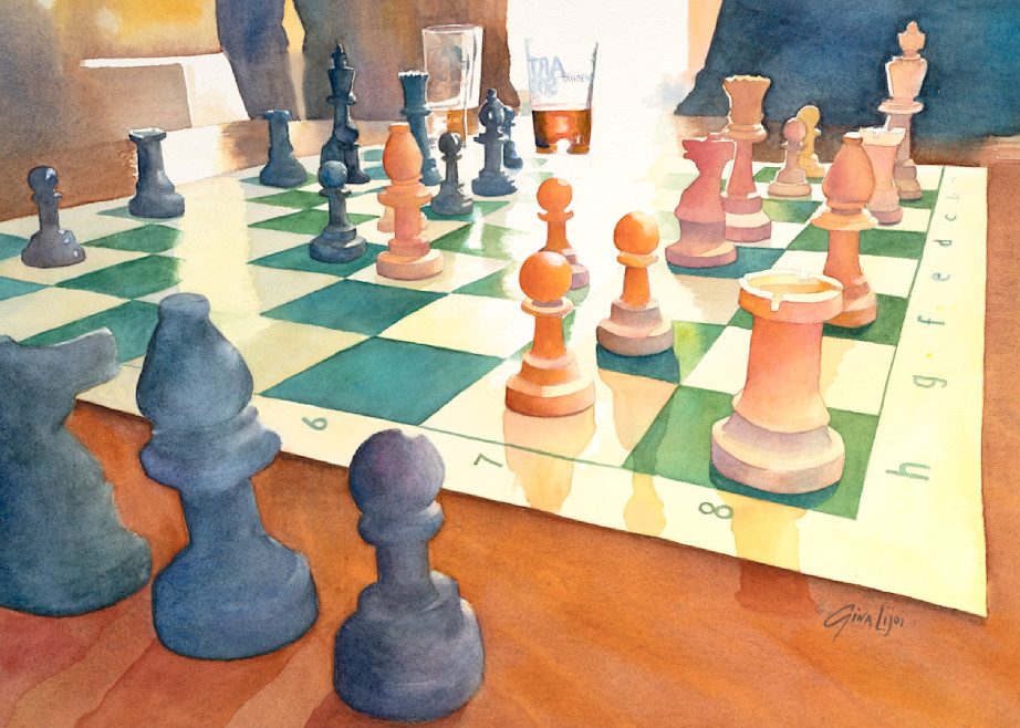 The Art Of Chess Art | Gina Lijoi Fine Art