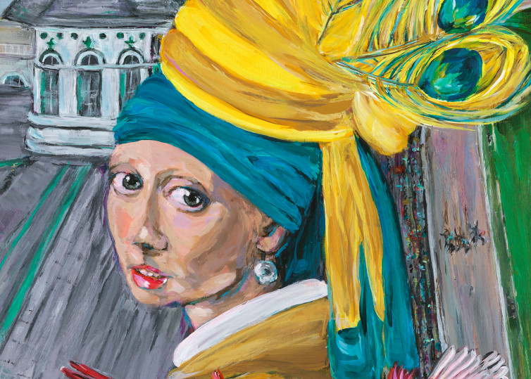 Girl With The Pearl Earring At Churchill Art | MartiMar Art