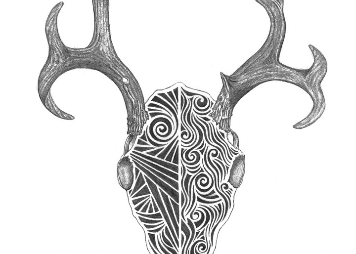 Deer Skull Decorative Art | Morgan Trading Company
