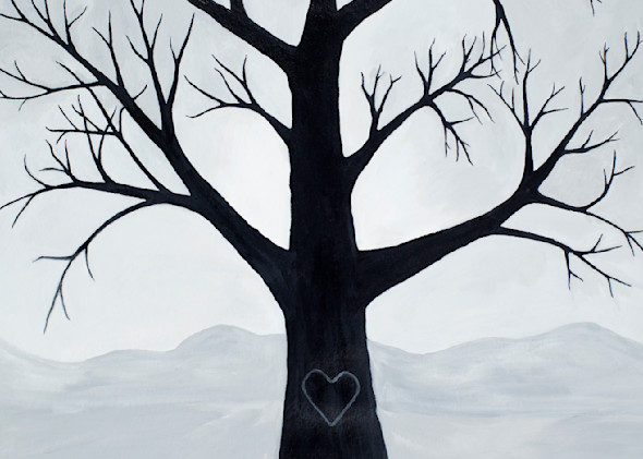 Grey Tree Art | Elizabeth Cleary