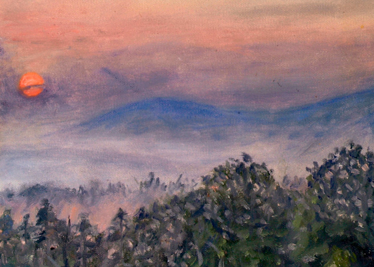 Sunrise At Von Trapp Lodge Art | Elizabeth Cleary