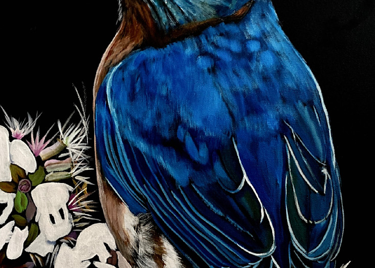 Spring Blue Bird Art | Toril Art