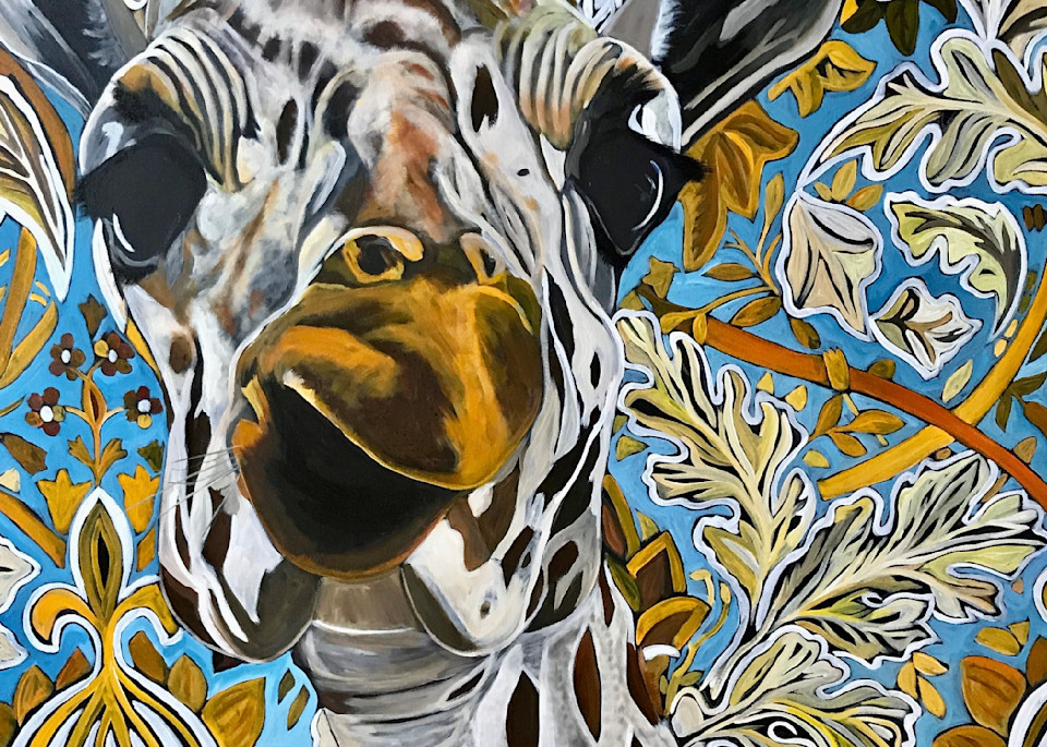 Geraldine The Giraffe ~ Wallflower Series Art | Toril Art
