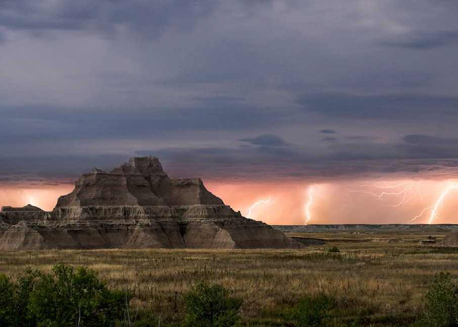Electric Evening in the Badlands #2