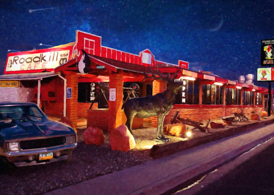 Road Kill Cafe / Route 66 Art | Russ Cannizzaro Fine Arts