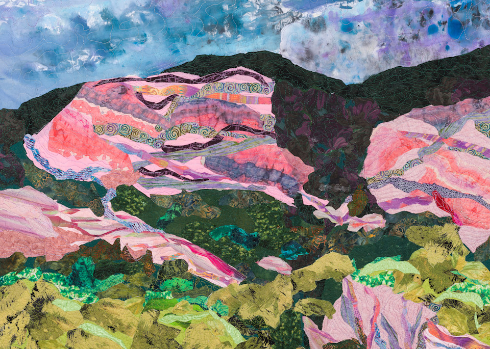 Pink Hills Pillows14x20 Art | Jean Herman 