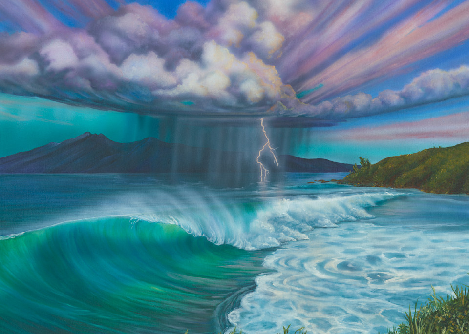 Storm Over Honolua Art | Lahaina Arts Society