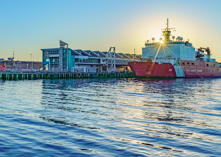 Coast Guard Cutter Healy in San Diego Fine Art Print by McClean Photography