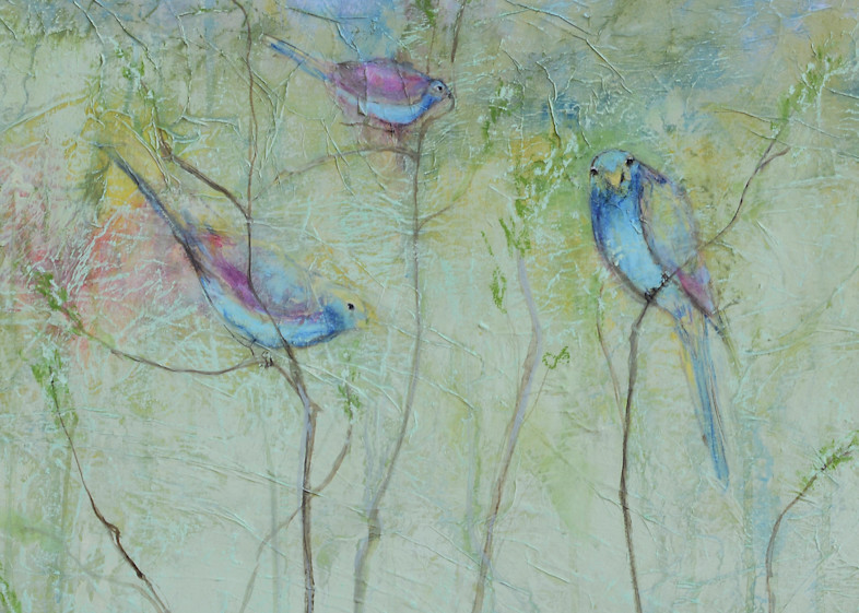 Birds In Spring Tote Bag Art | Kristin Replogle Art, LLC