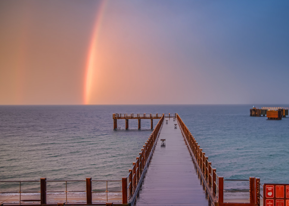 Oak Bluffs Pier Rainbow Art | Michael Blanchard Inspirational Photography - Crossroads Gallery