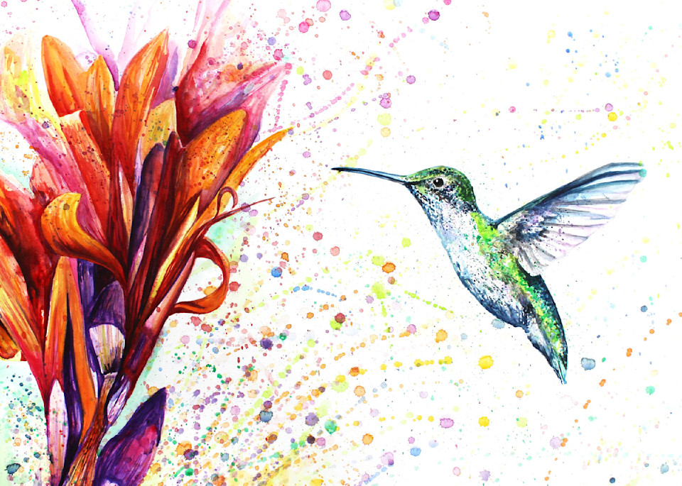 Animal Prints - Flowering Fanciful Flight