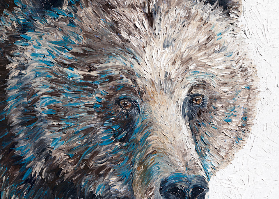 Portrait Of A Grizzly Bear Art | Mordensky Fine Art