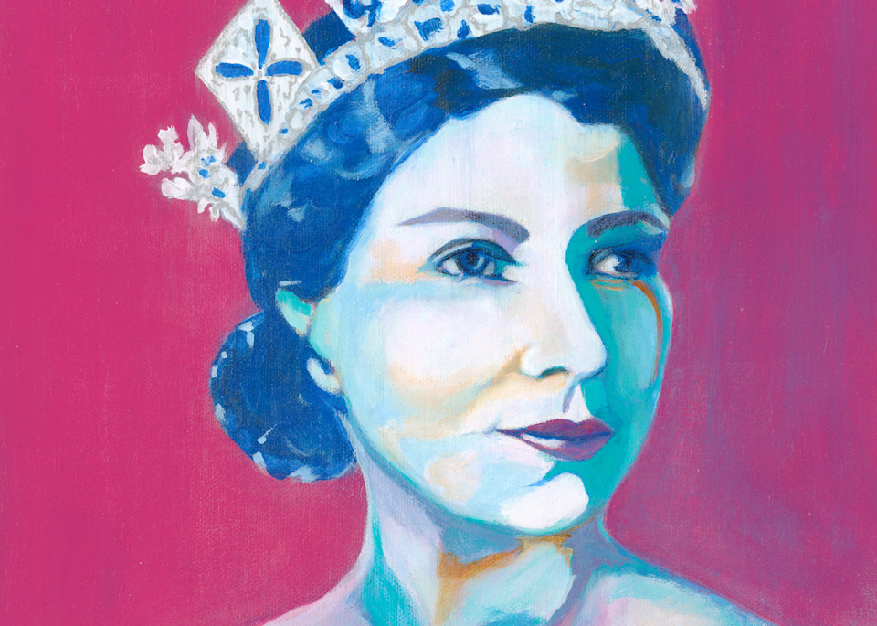 Her Majesty: Qe Ii Art | Beautiful Purpose Art
