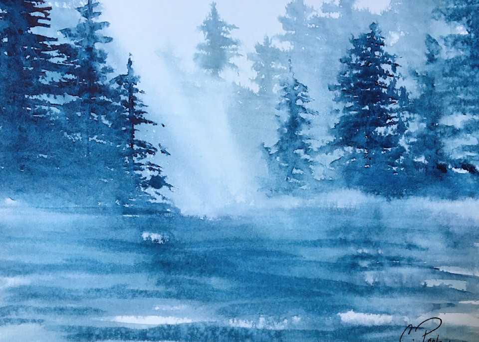 Morning Mist Art | Cate Poole Water Colors