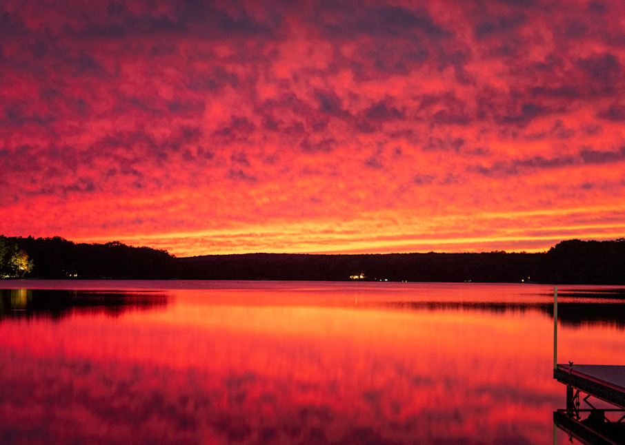 Incredible Sunset At Bear Creek Lakes! Photography Art | Photography by Desha