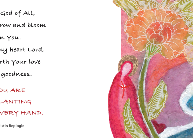 Bloom Prayer Mug Art | Kristin Replogle Art, LLC