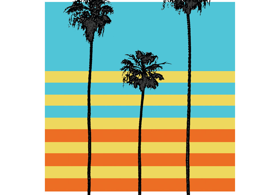 3 Palm Trees Art | Jon Savage Contemporary Art