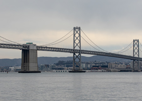 Panoramic Shot Of Oakland Bay Bridge, San Francisco Art | FOTO BAZAAR