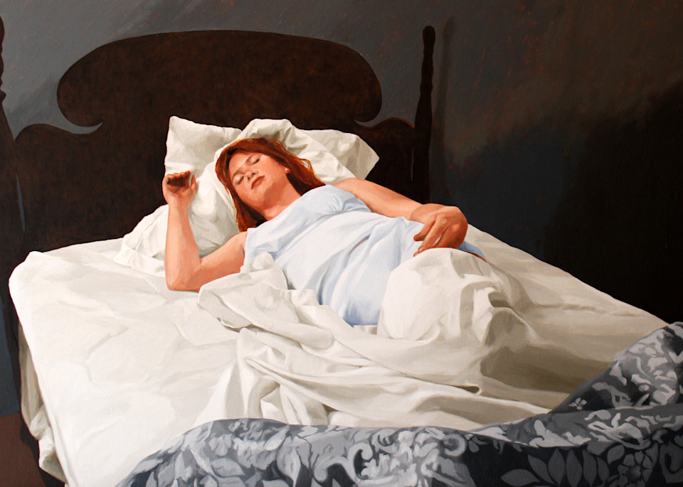 Charlotte Sleeping Art | Helen Vaughn Fine Art