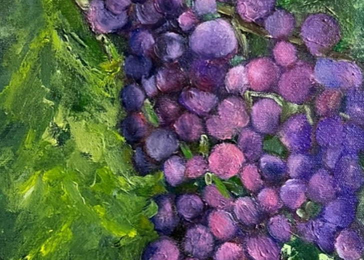 Zinfandel Grapes Art | Sherry Harradence Artist