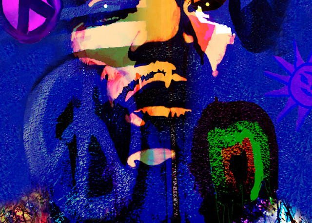 Jimi Hendrix Custom Full Image  Art | Paint Out Loud LLC   The Art of Neal Hamilton