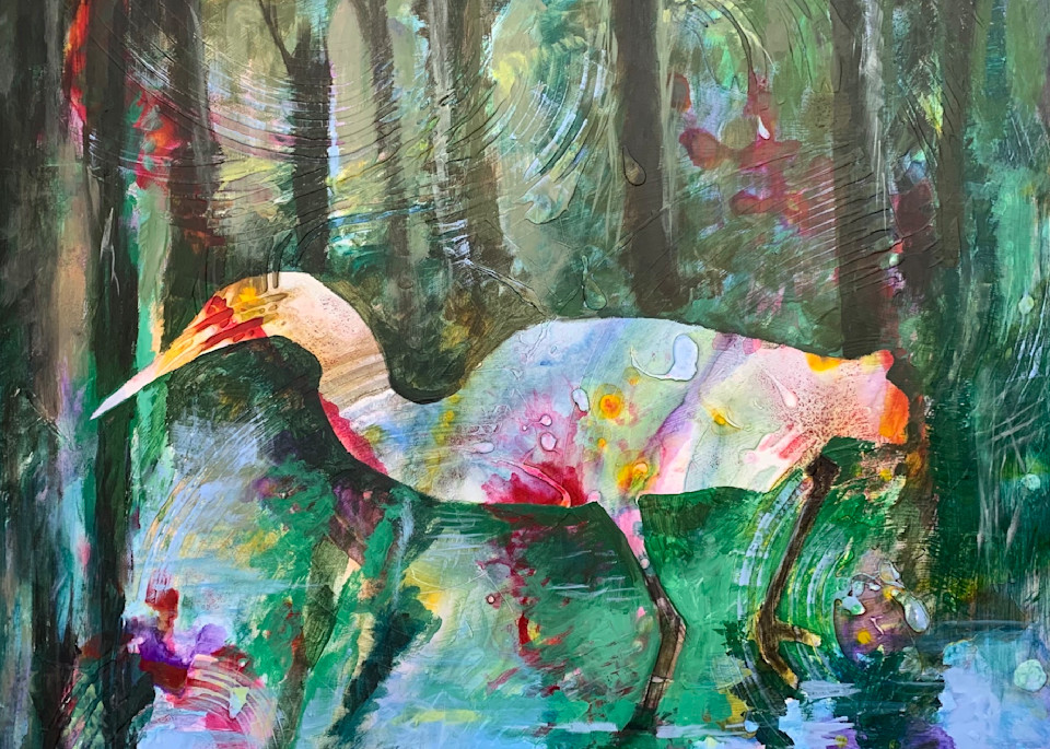 Heron In Swamp.Tn Art | V Creative Studio