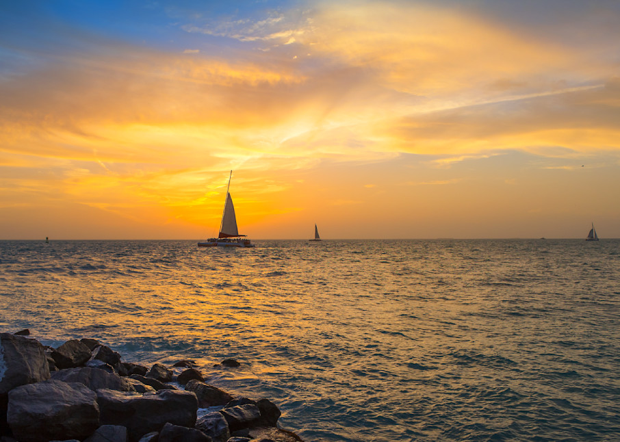 Sunset Sail Key West Photography Art | Images By Cheri