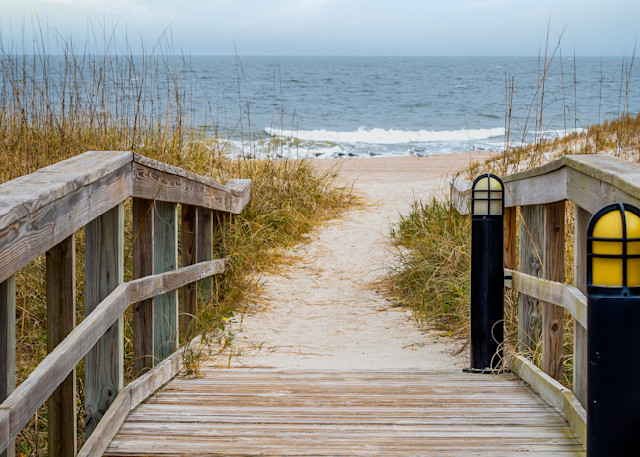 Beyond The Wooden Pathway To The Beach Photography Art | Images By Cheri