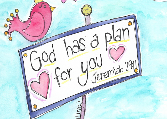 God Has A Plan For You Art | Melissa Edwards Art