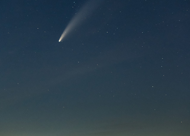 Comet Neowise Over Victoria B.C Photography Art | johnnelson