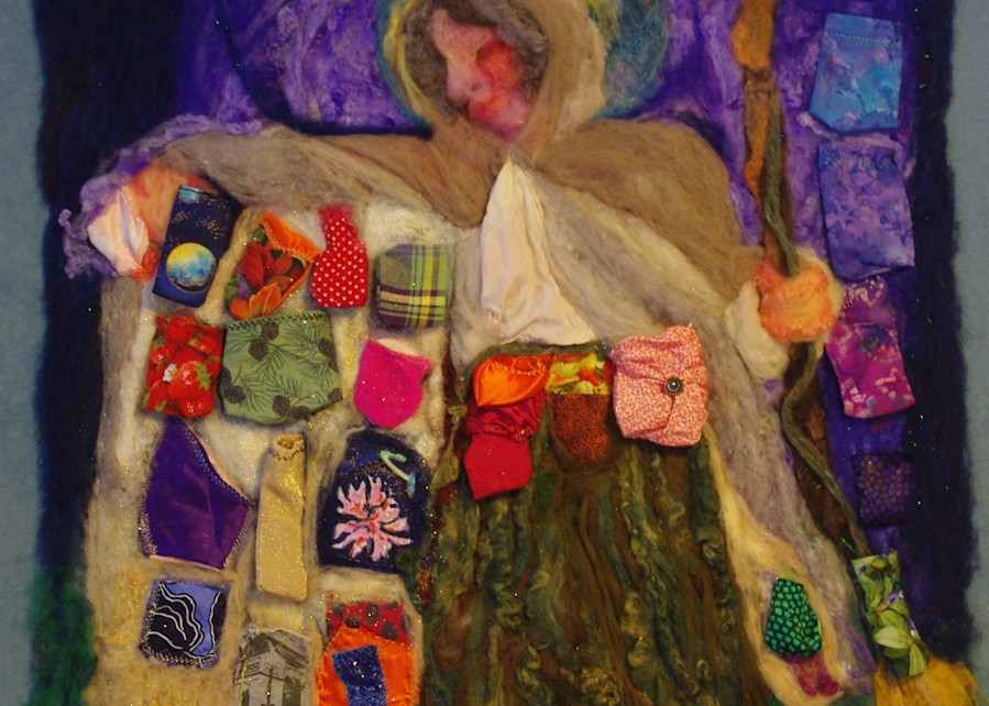 Pocket Lady Tote For Treasures Art | Abigail Engstrand Art