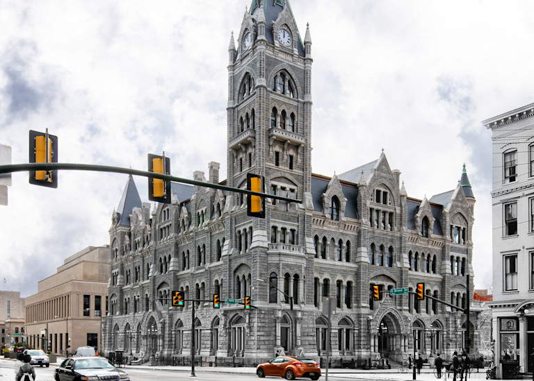 City Hall, Richmond 1900 / 2022 Art | Mark Hersch Photography