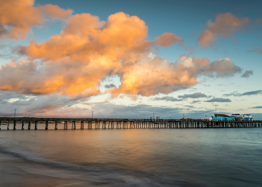 Capitola Pier At Sunset  Photography Art | Tom Ingram Photography