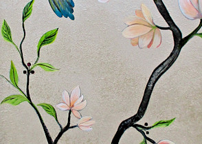 Chinoiserie - Magnolias and Birds #5