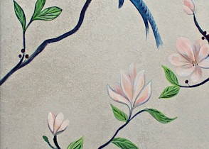 Chinoiserie - Magnolias and Birds #4