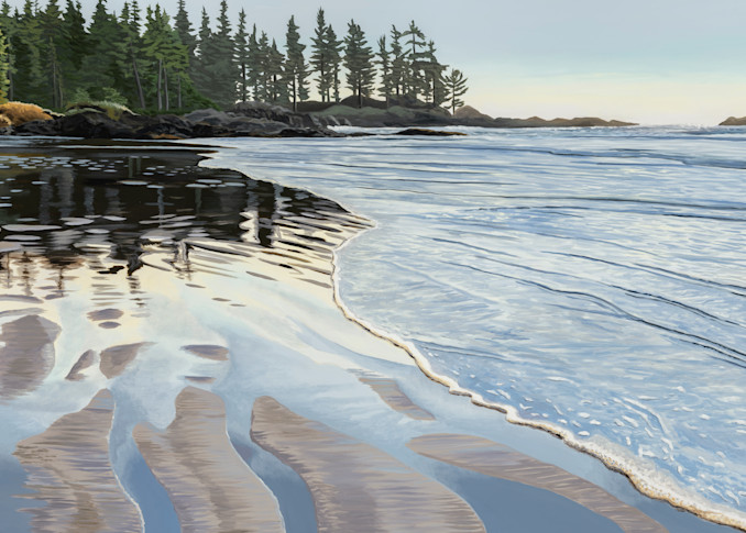 Captivate, open edition print, inspired by Wickininnish Beach in Tofino BC