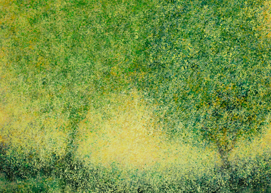Trees In Green Mist Art | Wendell Myers