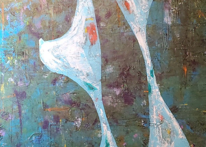 Blue Lady Came Dancing Art | Mark Freeman Fine Art
