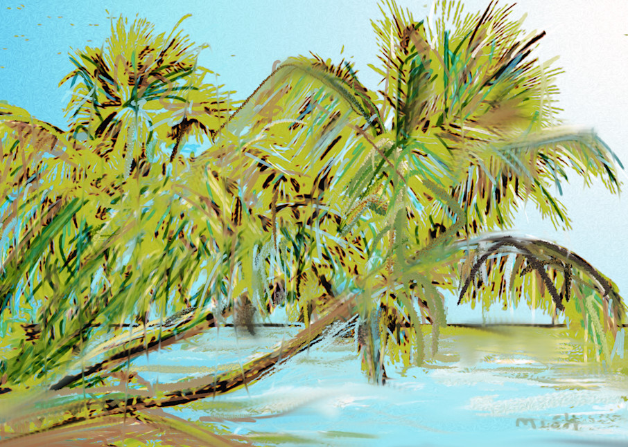 Tropical Beach Scene Art | Mish Murphy Fine Art
