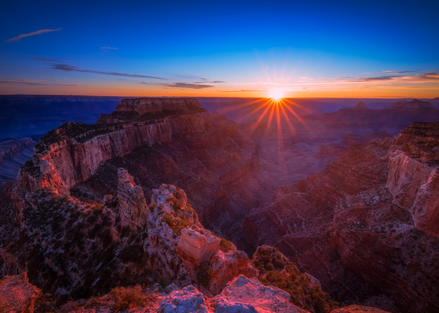 Sunset over Wotans Throne - Grand Canyon fine-art photography prints
