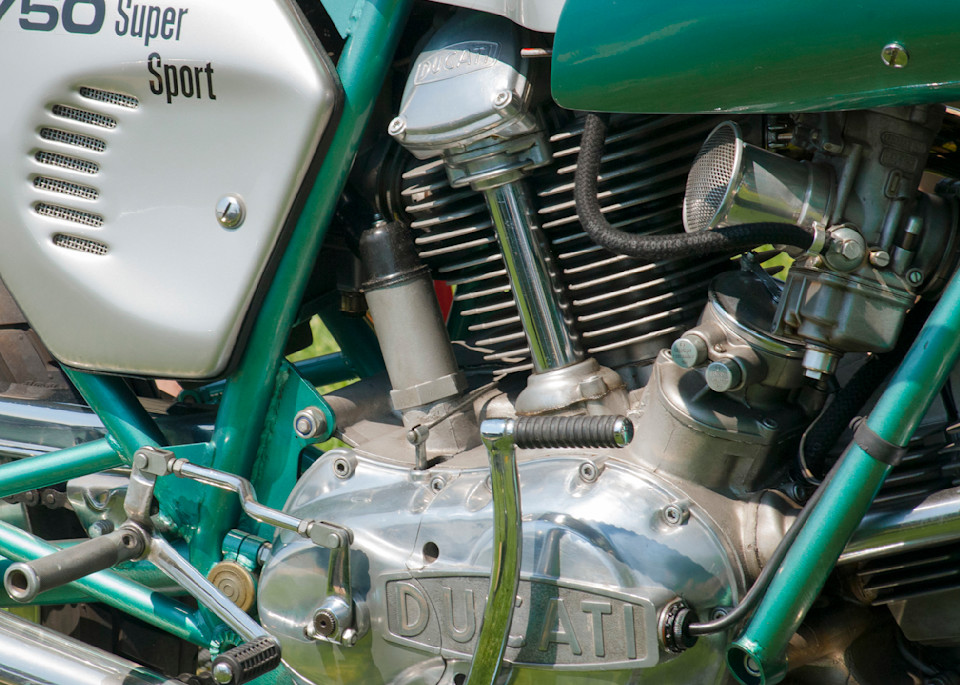Green Ducati Ss Photography Art | John Maggiotto