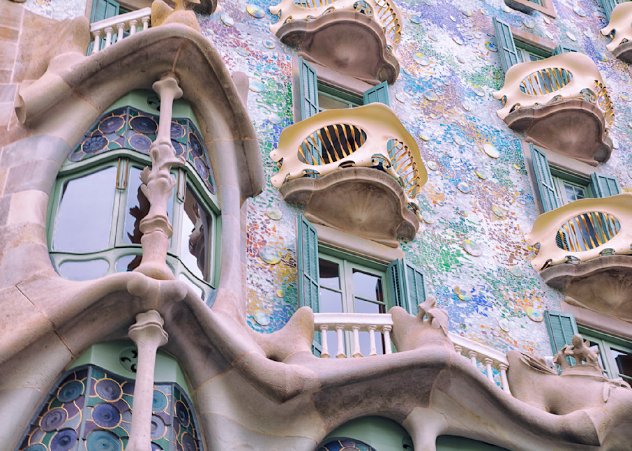 Casa Batlló, or House of Bones, Barcelona, Spain 