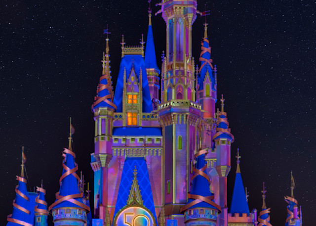 Cinderella Castle Close Up - Magic Kingdom Castle Canvas