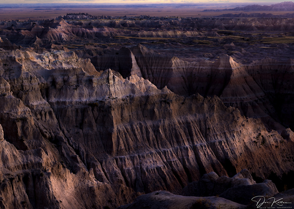 Last Light In The Badlands Photography Art | Kates Nature Photography, Inc.