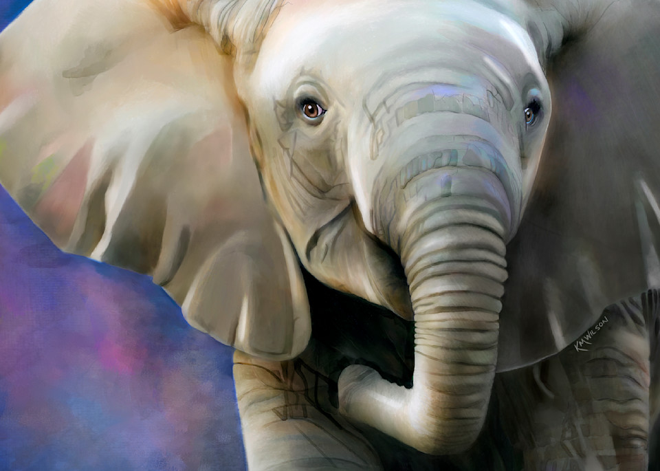 Eli The Baby Elephant Puzzle Art | Pendragon Art Studios