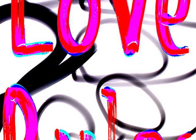 Love Rules Neon Light Painting Photography Art | David Louis Klein