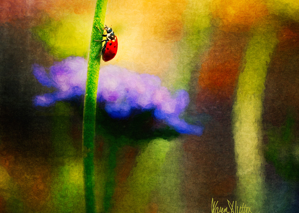 Ladybuggin' Out Tote Art | Karen Hutton Fine Art