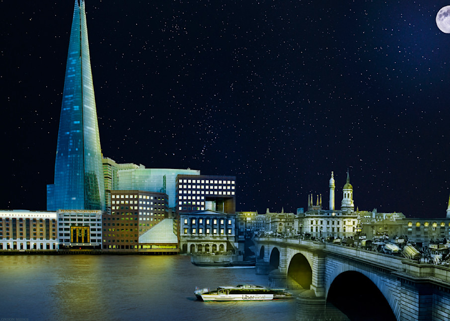 London Bridge And The Shard At Night Art | Mark Hersch Photography