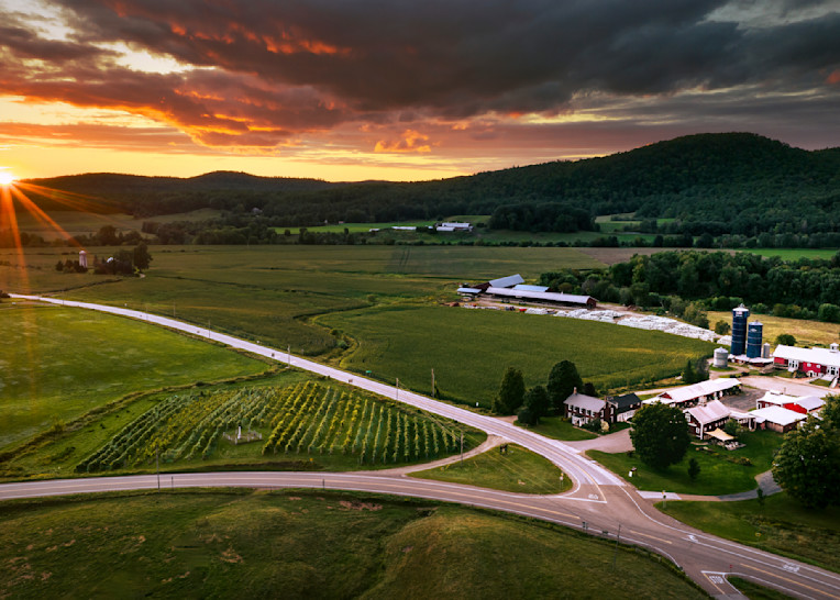 Boyden Valley Winery And Spirits At Sunset Photography Art | Francois De Melogue