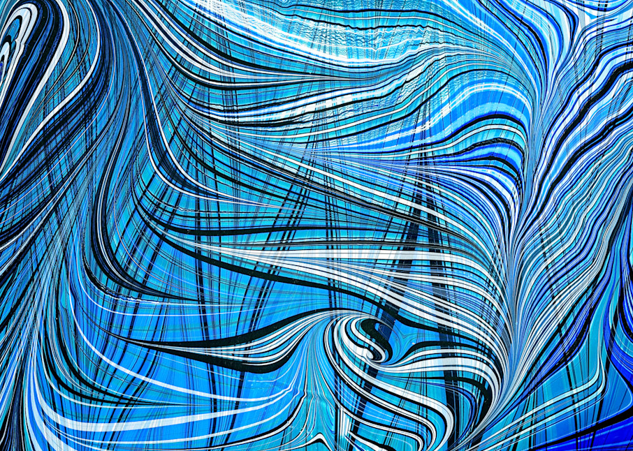 Blue Sea Fern 2 Art | Kim Strzykalski Art